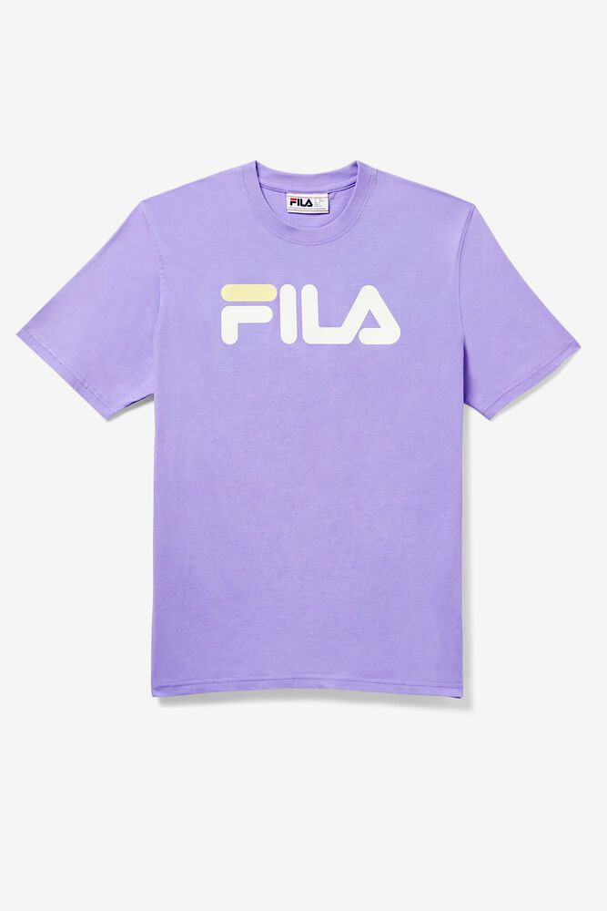 Fila Eagle Purple T-Shirt Mens - NZ 58273-URXZ